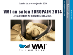 VMI au salon EUROPAIN 2014