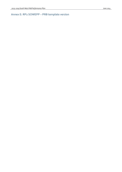 Annex E: RP2 SOWEPP – PRB template version