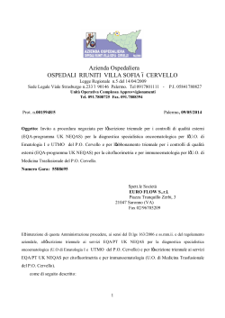 lettera di invito - Azienda Ospedaliera Ospedali Riuniti Villa Sofia