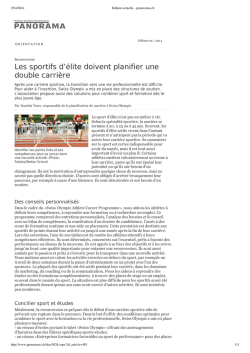 Edition actuelle - panorama.ch