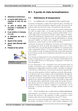 0301 Il punto di vista termodinamico (30 marzo 2014)