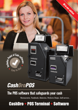 The POS software that safeguards your cash CashDro+