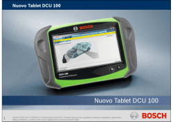Nuovo Tablet DCU 100