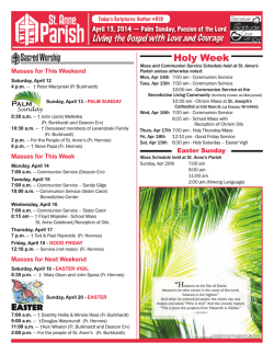 bulletin-0413 - Saint Anne Parish