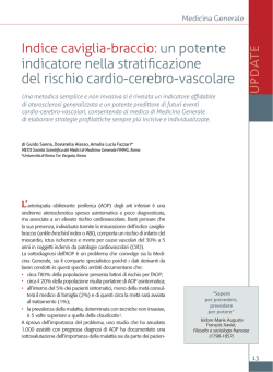 Indice caviglia-braccio: un potente indicatore nella