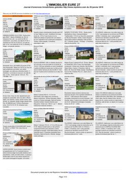 Journal immobilier 27
