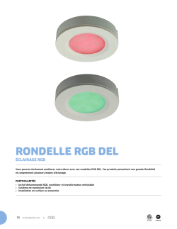 RONDELLE RGB DEL - DALS Lighting, Inc.