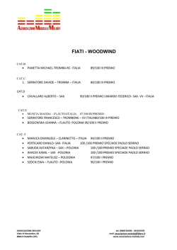 FIATI - WOODWIND - Associazione Melody