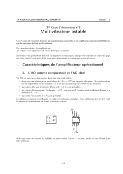TP/Cours Multivibrateur astable