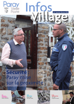 Infos Village - Février 2014 - Paray-Vieille