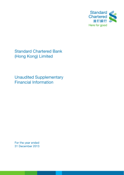 Limited Unaudited Supplementary Financial Information