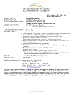 HR Posting #: MISC 1312 &ndash; 5(ii) PCN: T005*8TSAS-04