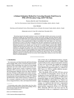 PDF (428 KB) - American Meteorological Society