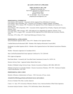 Resume - Brubaker and Associates