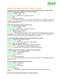Updates from 14 Smart Grid Pilot Projects