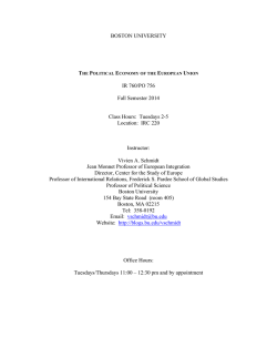 IR PO 756 Eur Pol Econ fall 2013