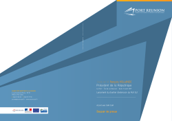 Dossier de presse du 21-08-2014 - Grand Port Maritime de la R&eacute;union