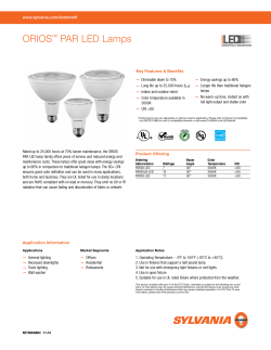 ORIOS™ PAR LED Lamps