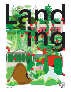 journal n&deg;3 - Lausanne jardins