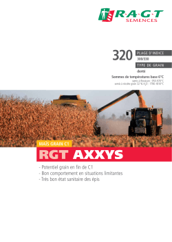 RGT Axxys - RAGT Semences