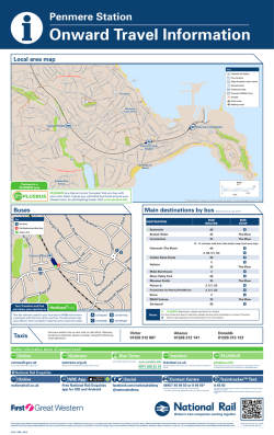 Local area map Buses Taxis