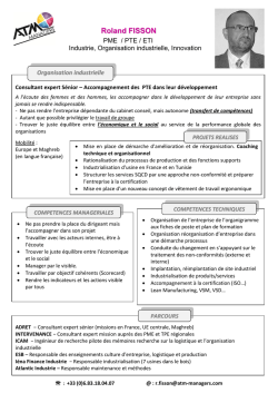 Roland FISSON - CV comp&eacute;tences