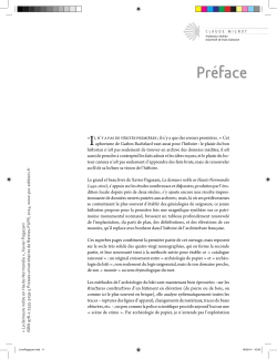 Préface (Fichier pdf, 1.11 Mo) - Presses Universitaires de Rennes