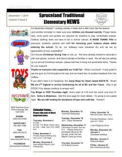 Spruceland Traditional Elementary NEWS