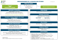 Journ&eacute;e de travail Maison des Etudes