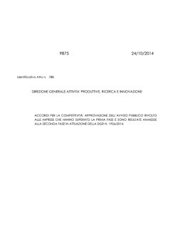 Decreto n. 9875 del 24 ottobre 2014