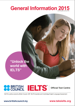 IELTS General Information 2015