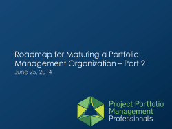 PPMP June 25 Webinar_Part 2 - Project Portfolio Management