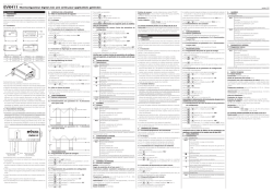 Hoja de instrucciones EVK411P7