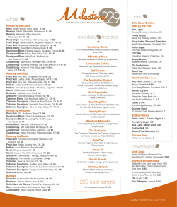 Drinks - Milestone 229