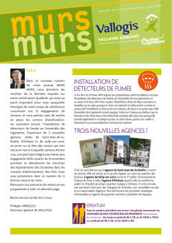 iNSTallaTioN DE D&eacute;TECTEuRS DE fuM&eacute;E TRoiS