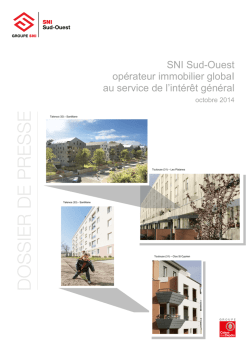 Dossier de presse SNI Sud