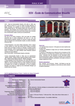 ECV - Ecole de Communication Visuelle