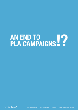 AN END TO PLA CAMPAIGNS!?