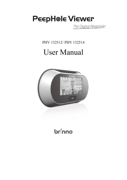 PHV1325 User Manual
