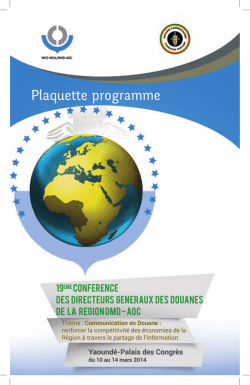 19 ème Conférence des Directeurs Généraux des Douanes de la