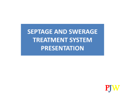 septage and swerage treatment system presentation