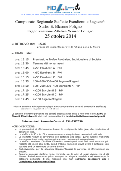 Info 2 - Fidal Umbria