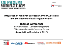 Thomas Wimroither Association Korridor X PLUS