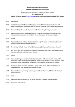 here - Association of Paediatric Emergency Medicine