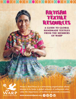 Artisan Textile Artisan Textile Resources
