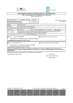 documento unico di regolarit&agrave; contributiva