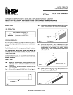 hearth products kits and accessories installation instructions