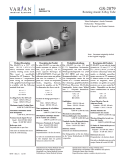 GS-2079 Rev C - Varian Medical Systems