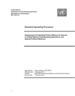 (AMS) Standard Operating Procedures