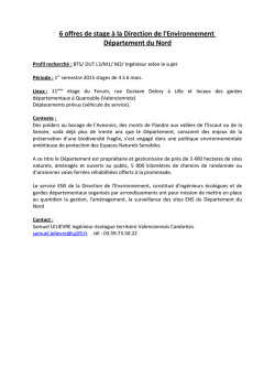 6 offres de Stages - Rivages de France